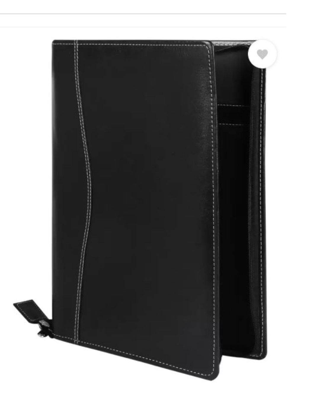 Premium Black Document Folder